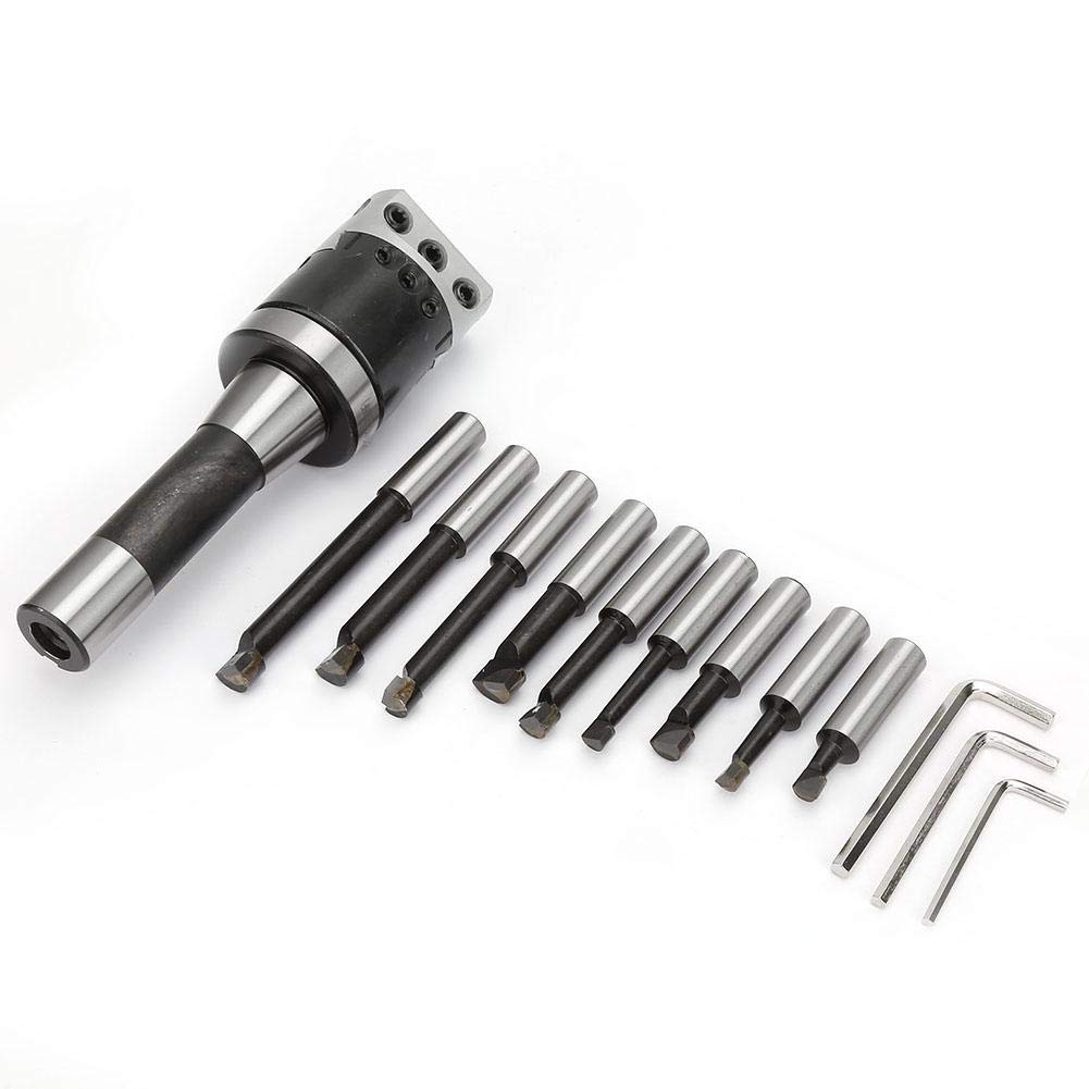 Amazon.co.jp: ボーリングヘッドボーリングバーセット13個の旋盤用に